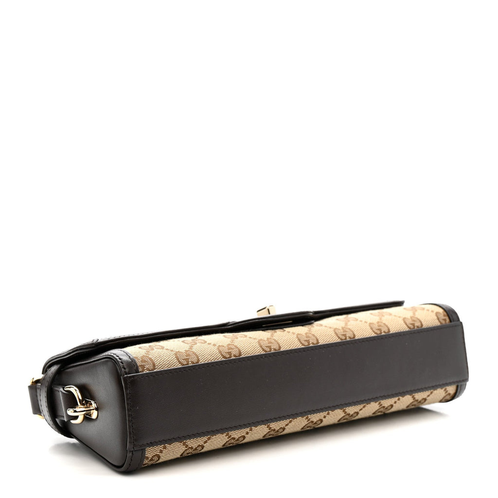 GG Monogram Small Luce Shoulder Bag Beige Ebony