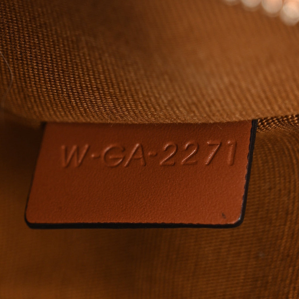 Triomphe Canvas Calfskin Ava Shoulder Bag Tan