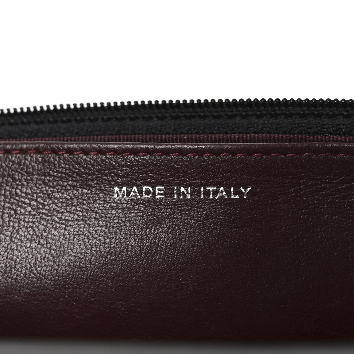 Lambskin Quilted Wallet On Chain WOC Black