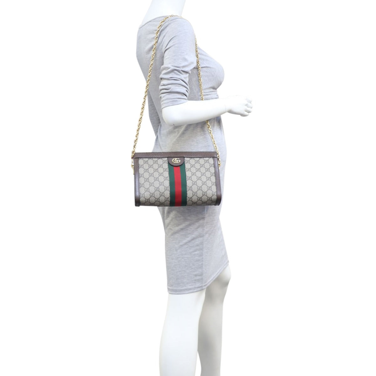 Gucci GG Supreme Ophidia Small Shoulder Bag