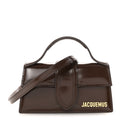 Glazed Calfskin Le Grand Bambino Midnight Brown