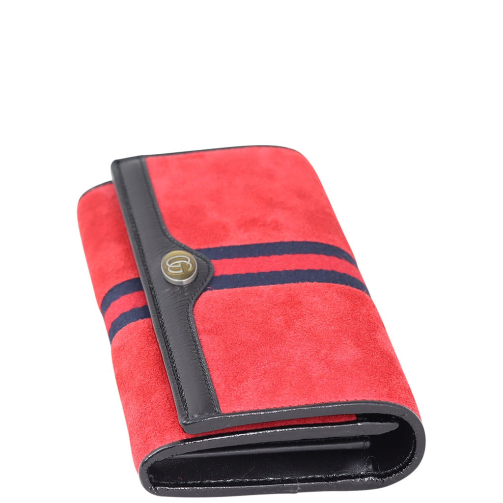Gucci Ophidia Suede Wallet on Chain