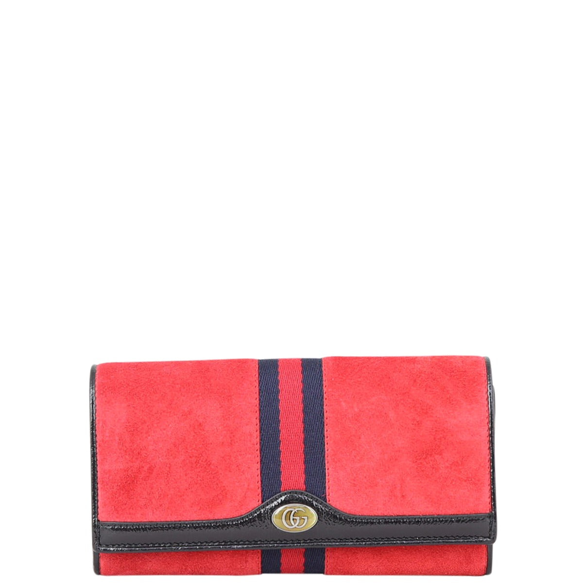 Gucci Ophidia Suede Wallet on Chain