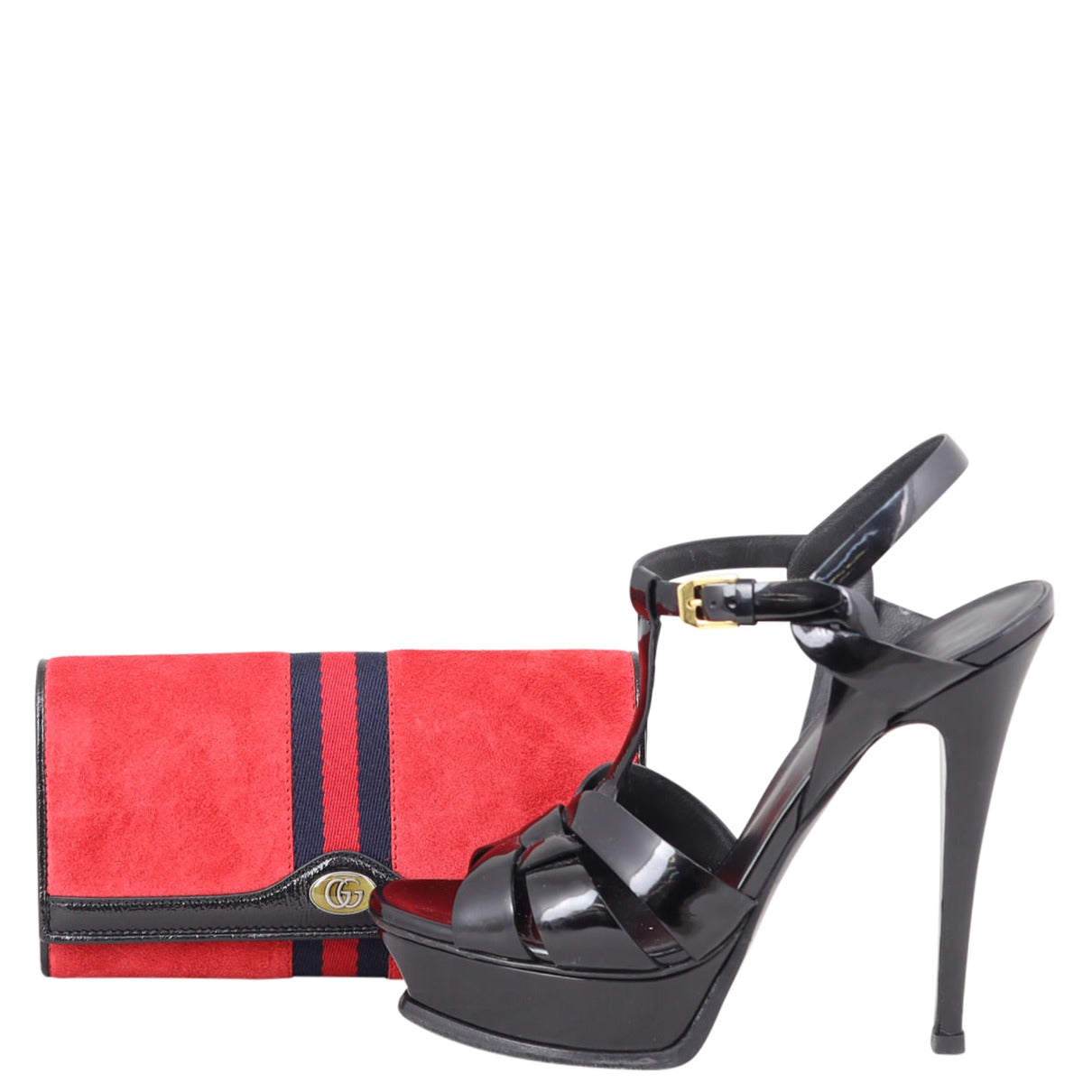 Gucci Ophidia Suede Wallet on Chain