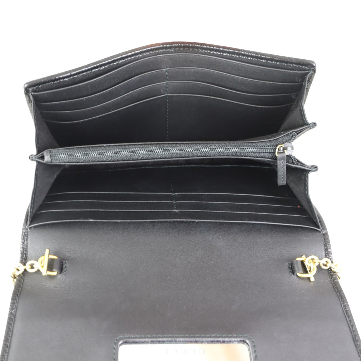 Gucci Ophidia Suede Wallet on Chain