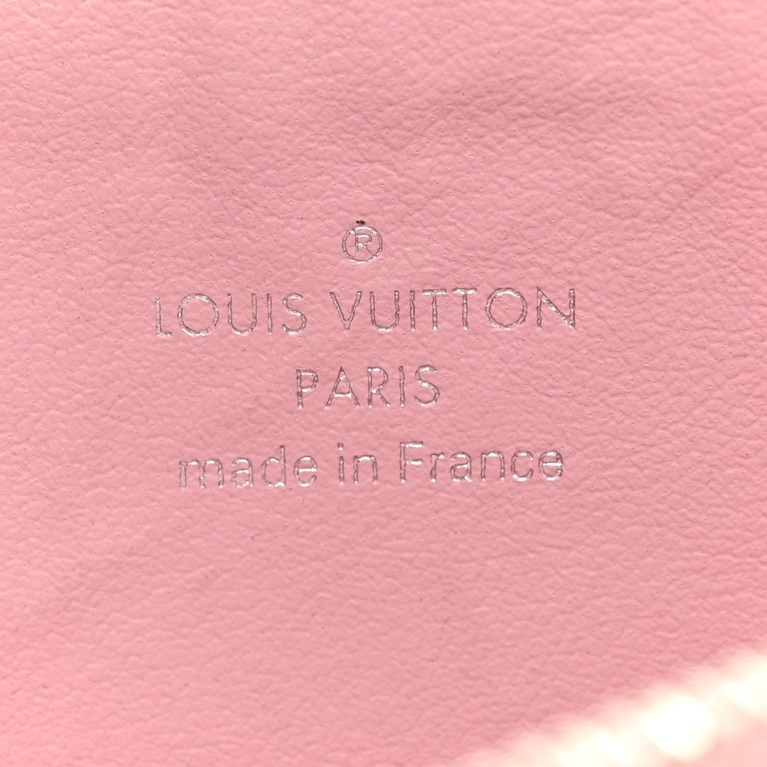 Epi Felicie Chain Wallet Zippered Insert Rose Ballerine