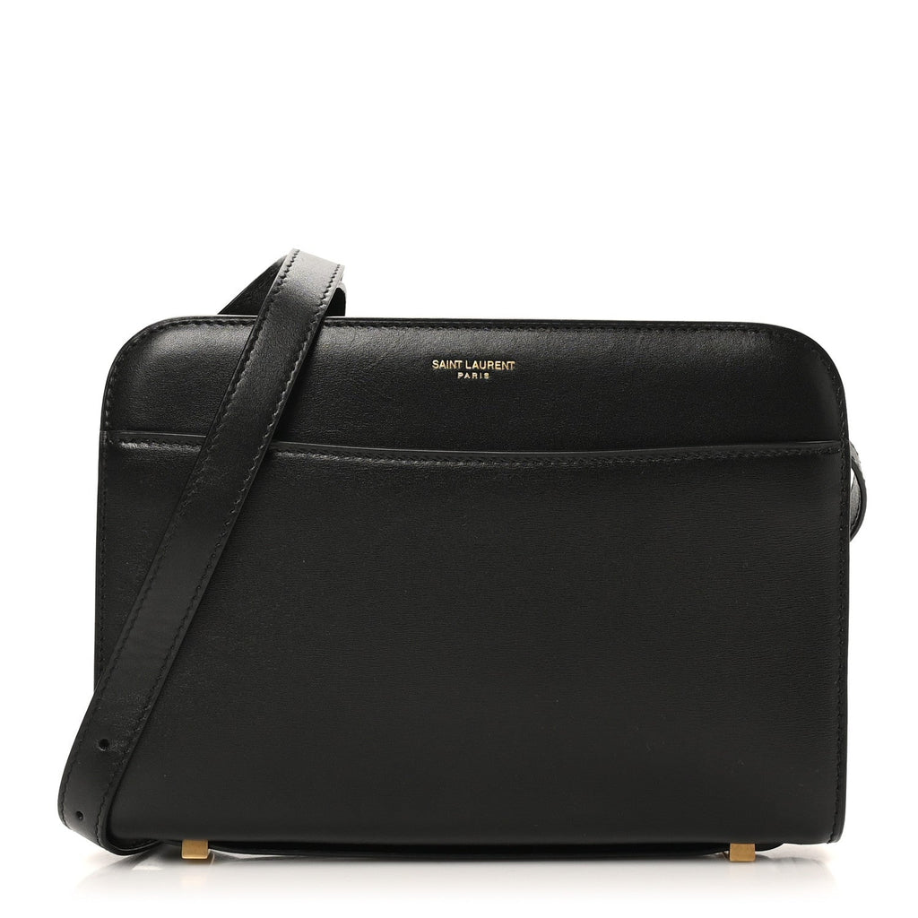 Calfskin Reverse Satchel Black