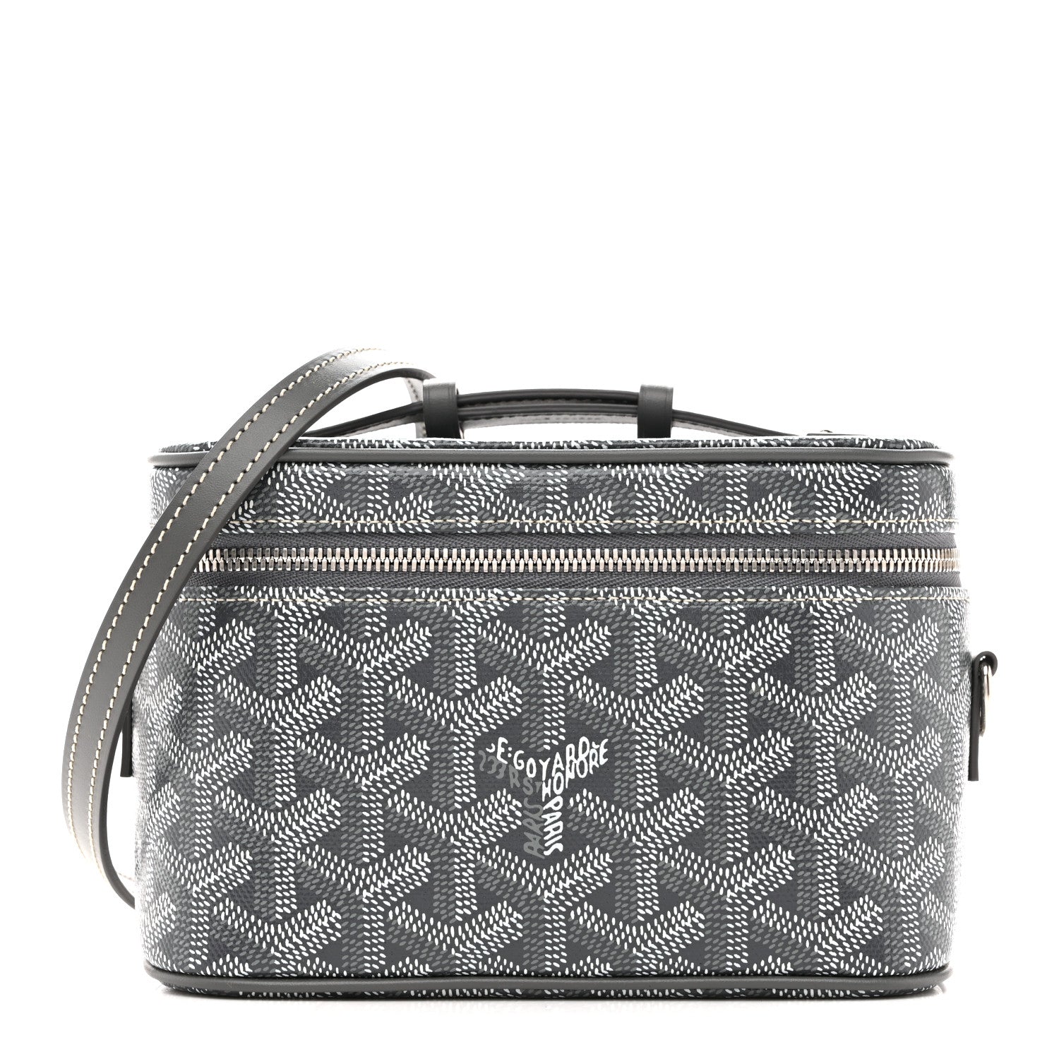 Goyardine Muse Mini Vanity Case Grey