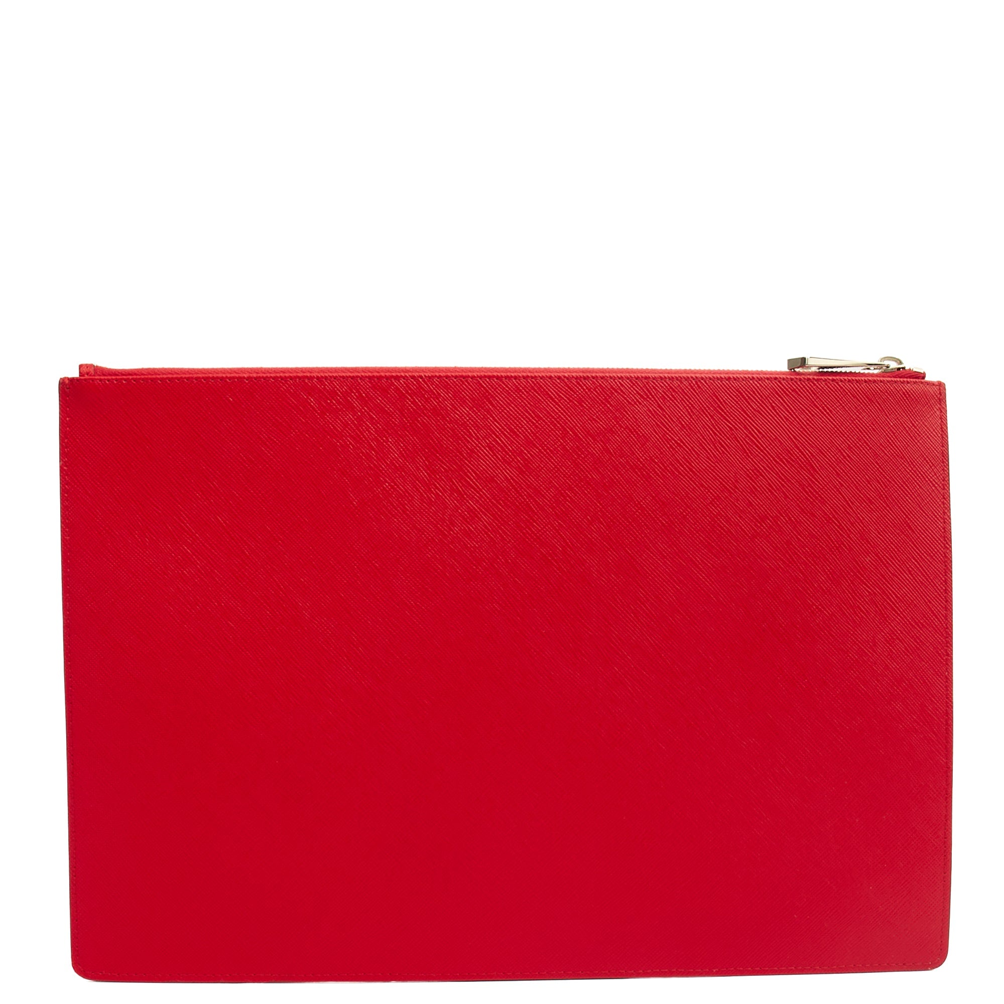 Givenchy Clutch Zip Pouch in Red, Box Calfskin