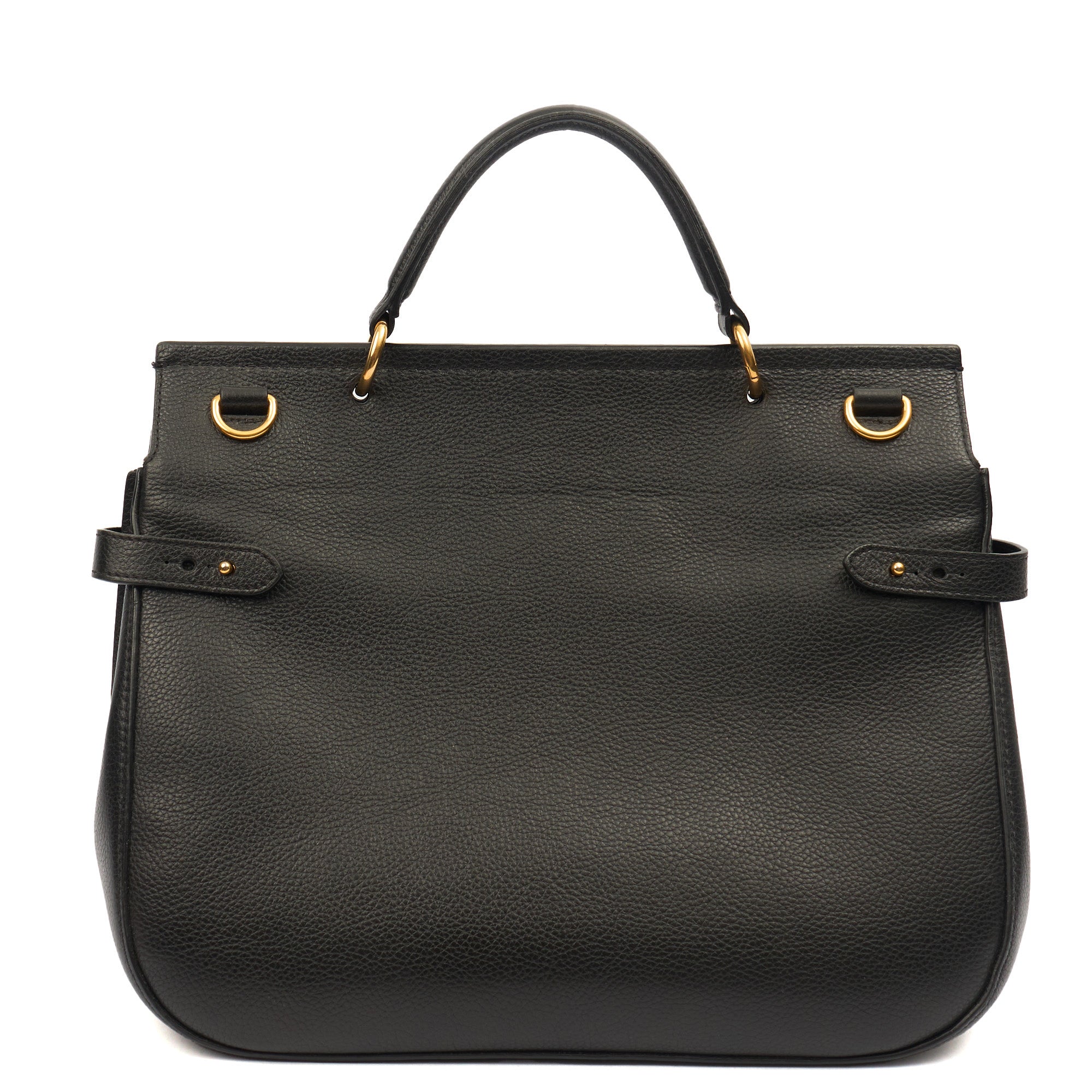 Mulberry Tote Amberley in Black, Calfskin Leather