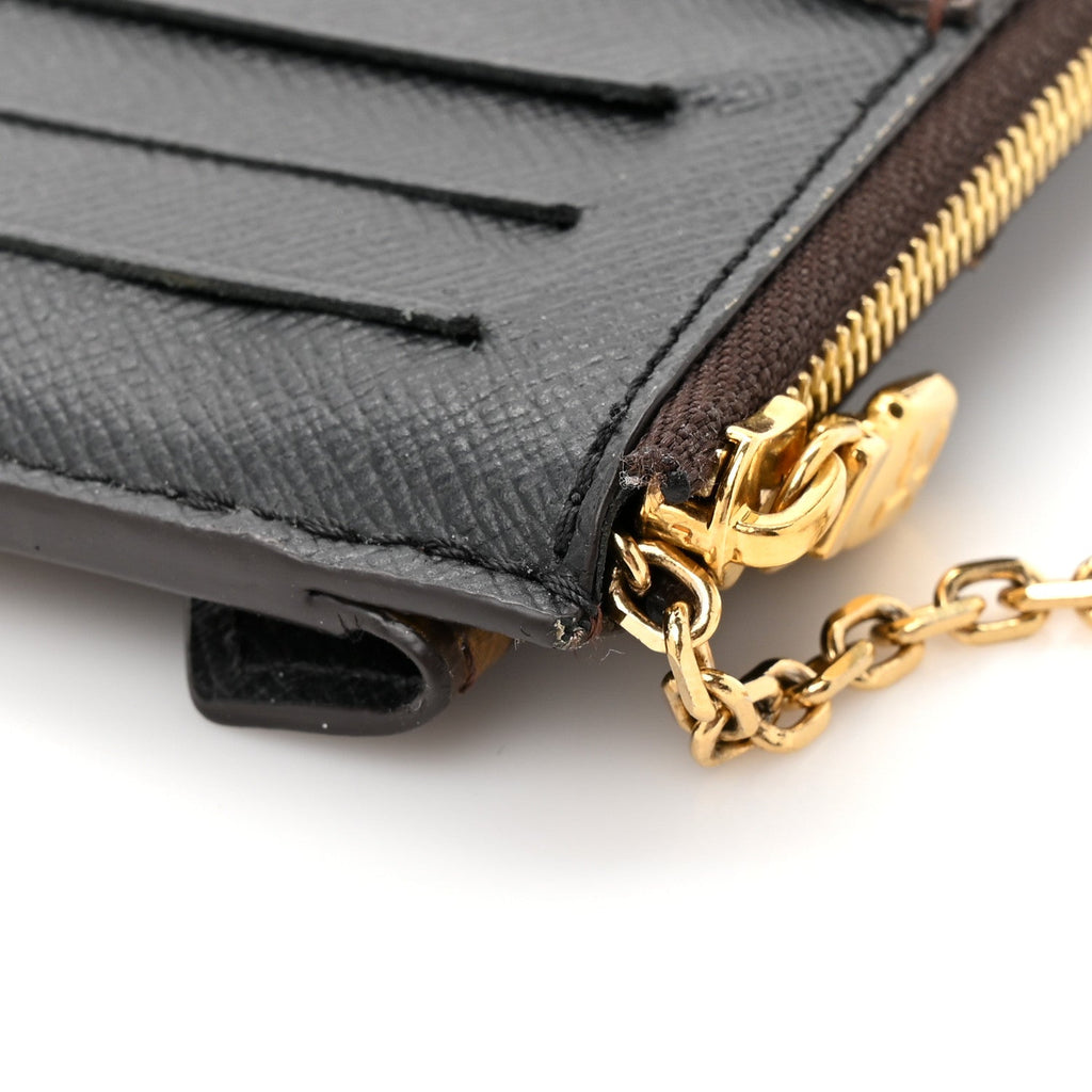 Monogram Recto Verso  Holder Black