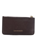 Calfskin  Holder Wallet Burgundy
