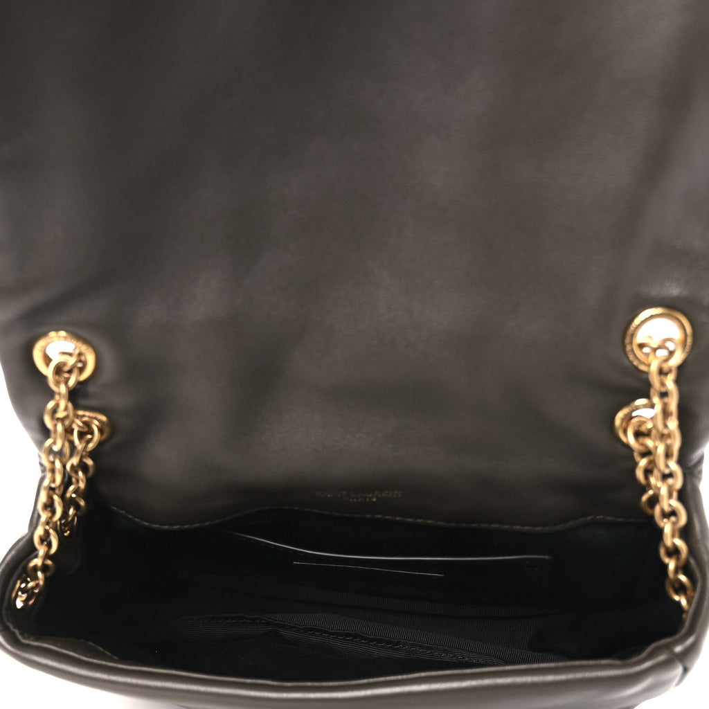 Lambskin Matelasse Monogram Small Jamie 4.3 Light Musk
