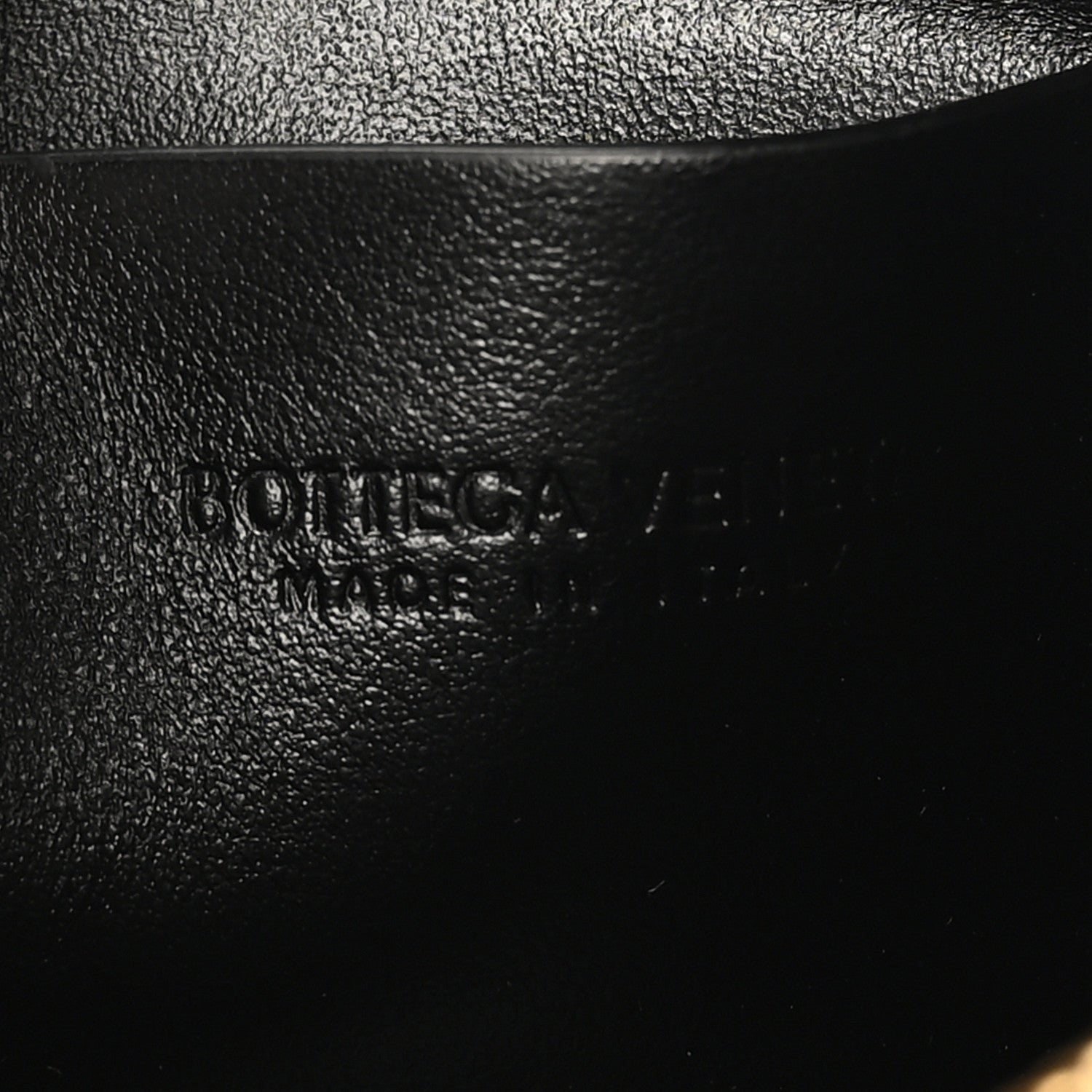 Nappa Intrecciato Concert Pouch Black