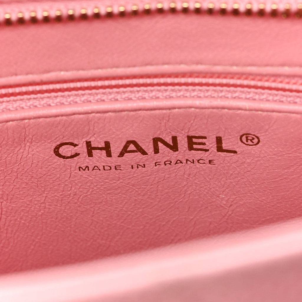 Caviar Quilted Medallion Tote Light Pink