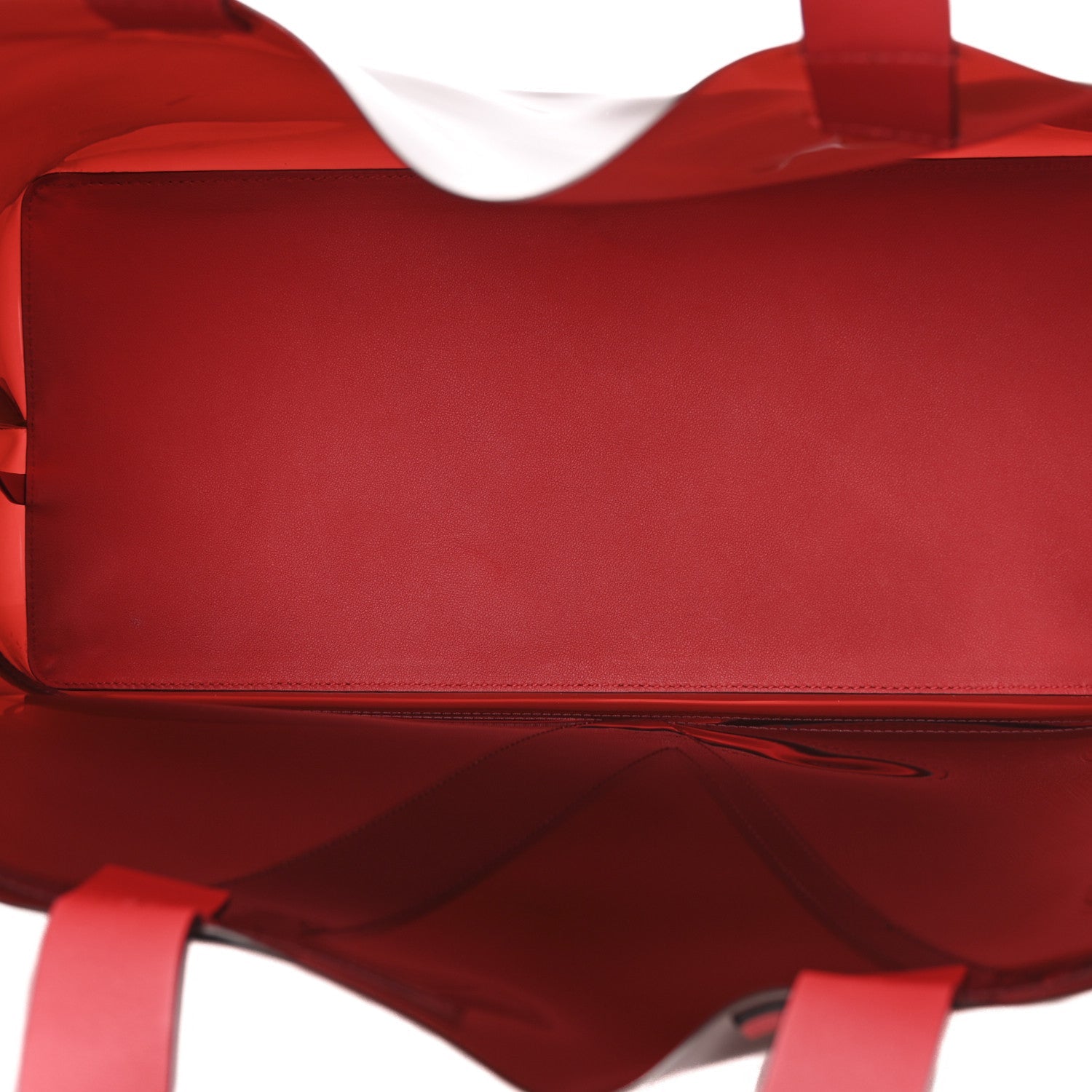 PVC Vlogo Escape Tote Red