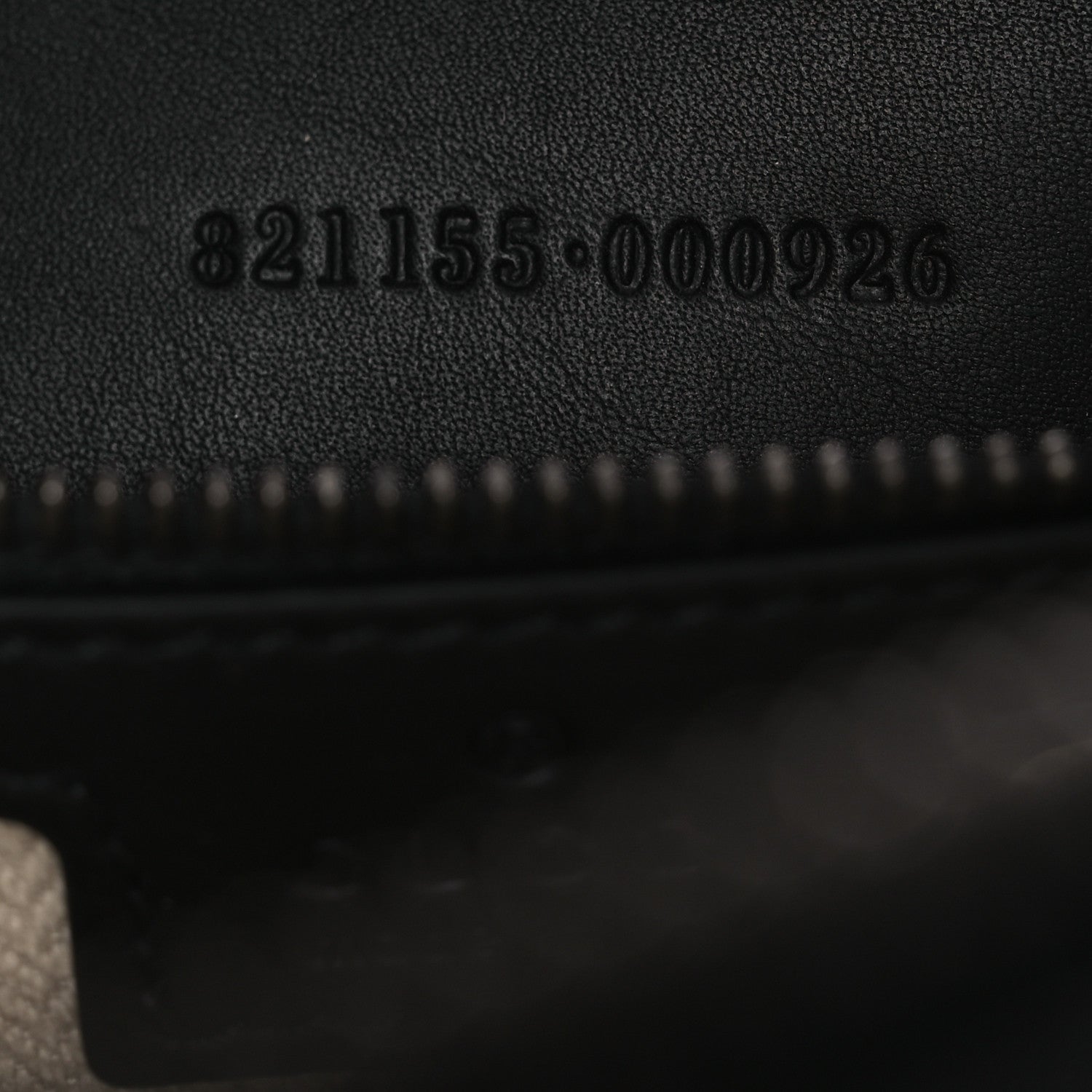 GG Supreme Monogram Textured Calfskin Emblem Small Crossbody Black