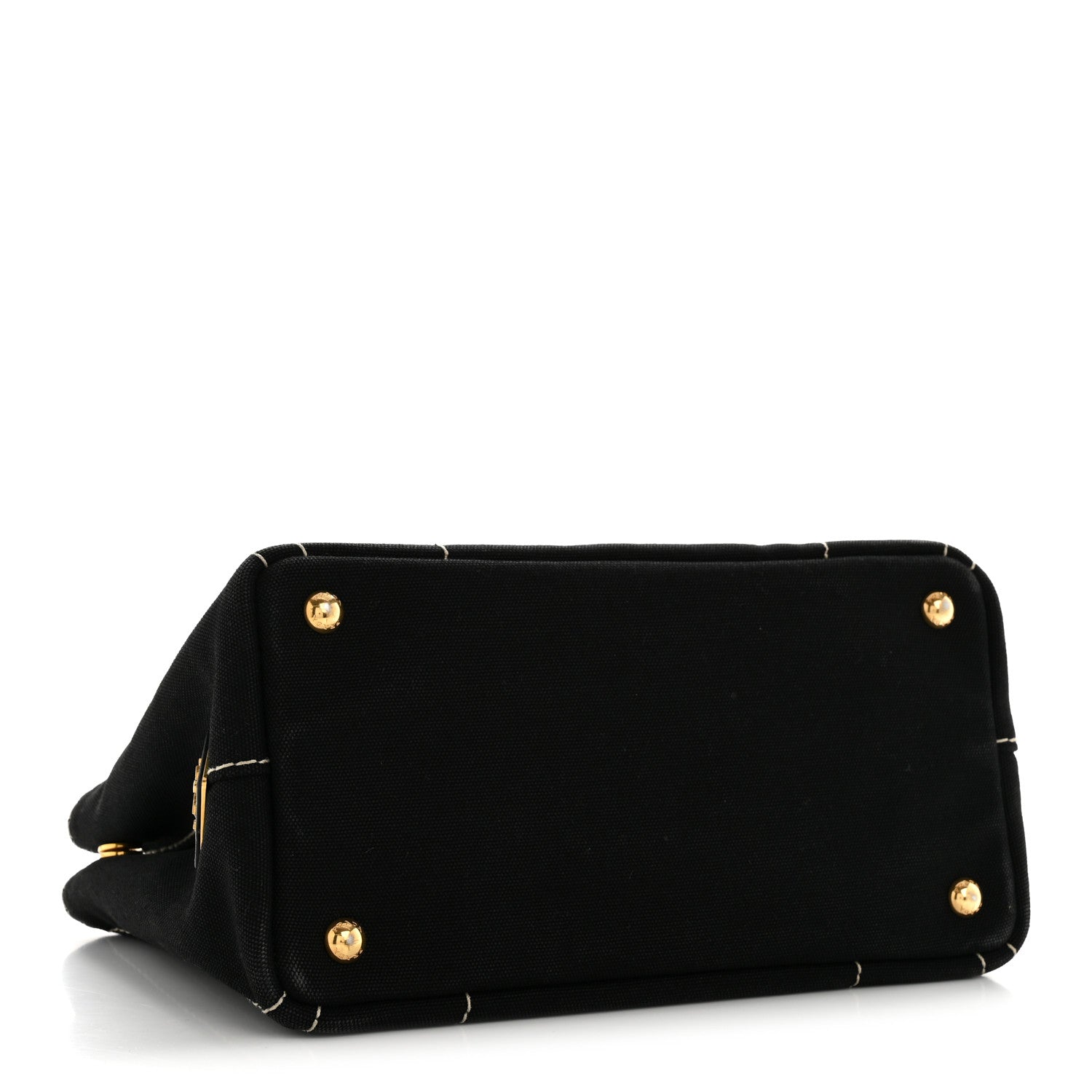 Canapa Small Logo Tote Black Talco