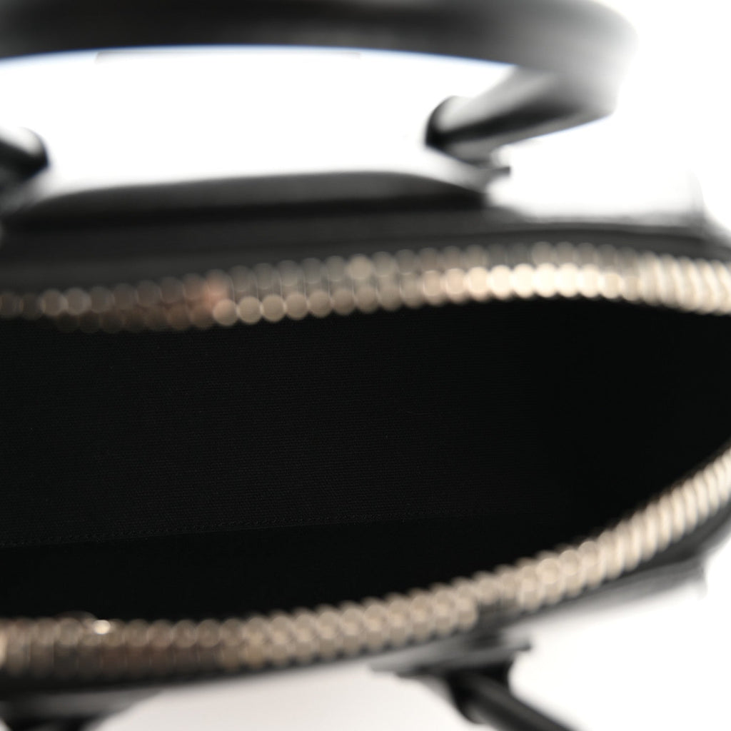 Shiny Lord Calfskin Mini Antigona Black