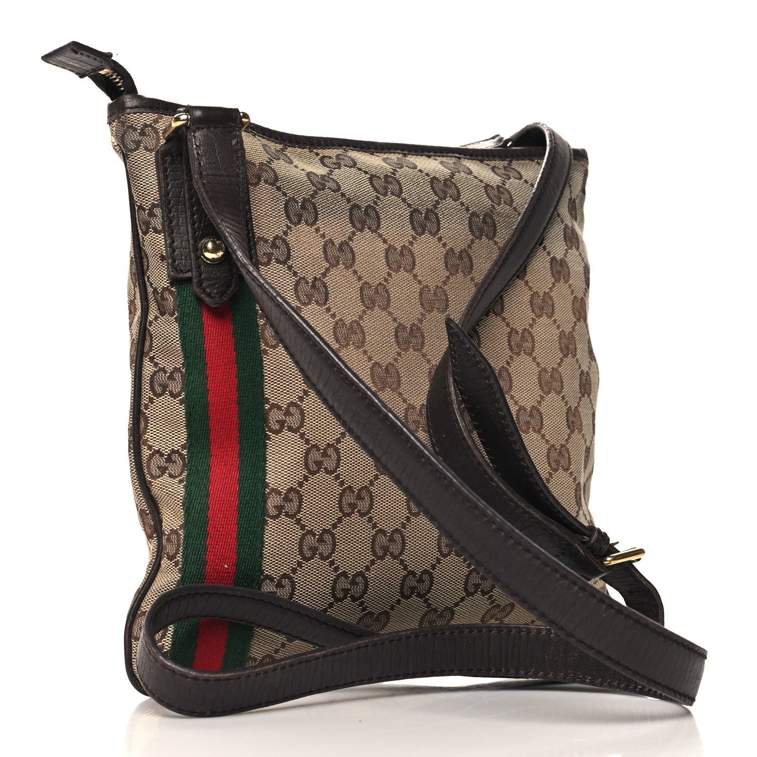 Monogram Web Jolicoeur Charms Messenger Dark Brown