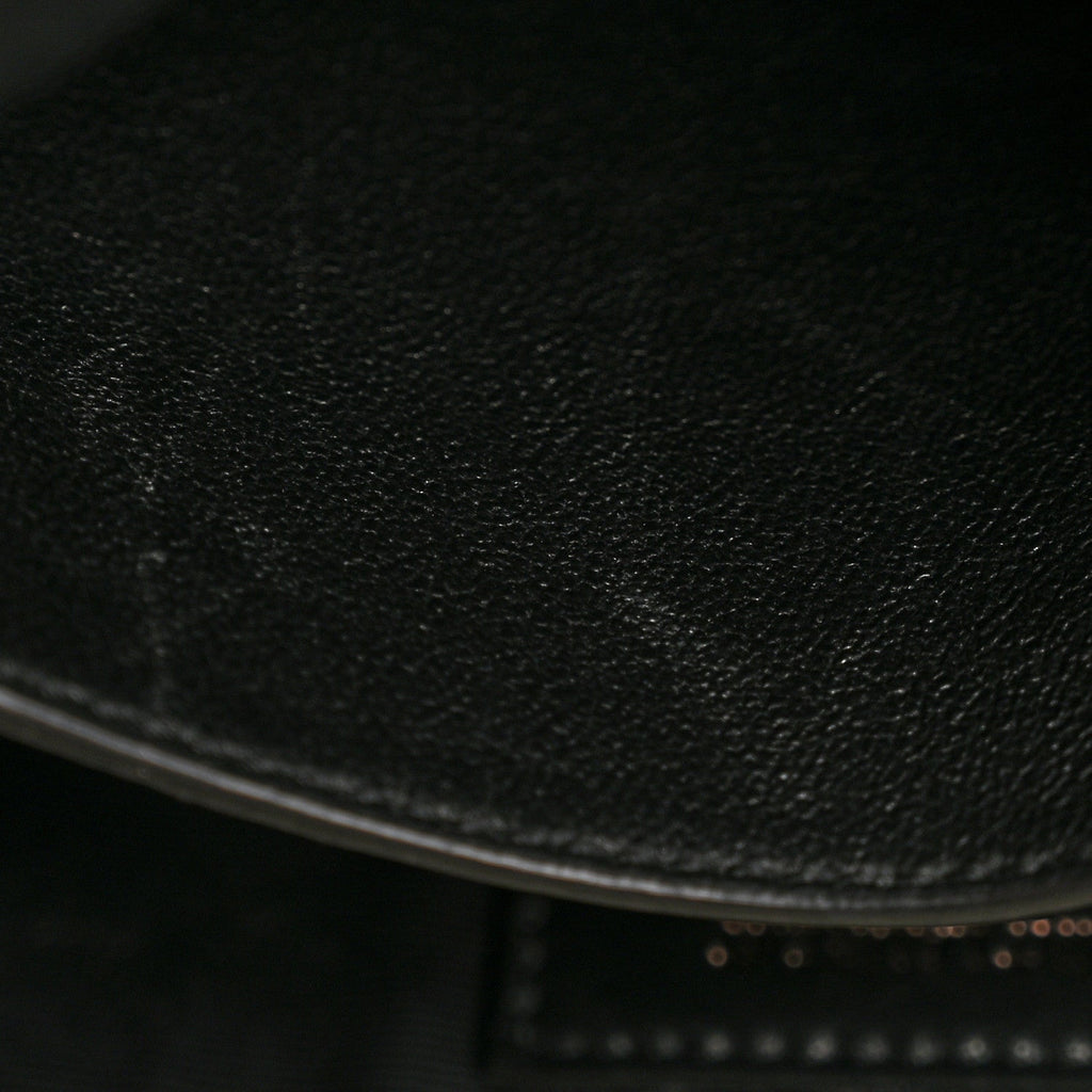 Crinkled Calfskin Matelasse Monogram Medium Niki Chain Satchel Crema Soft