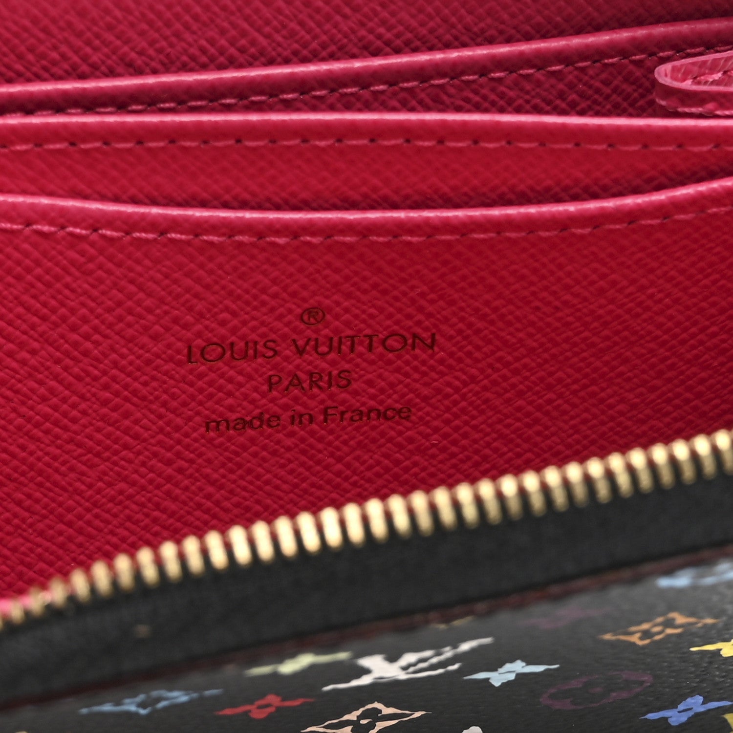 Monogram Multicolor Zippy Coin Purse Black Grenade