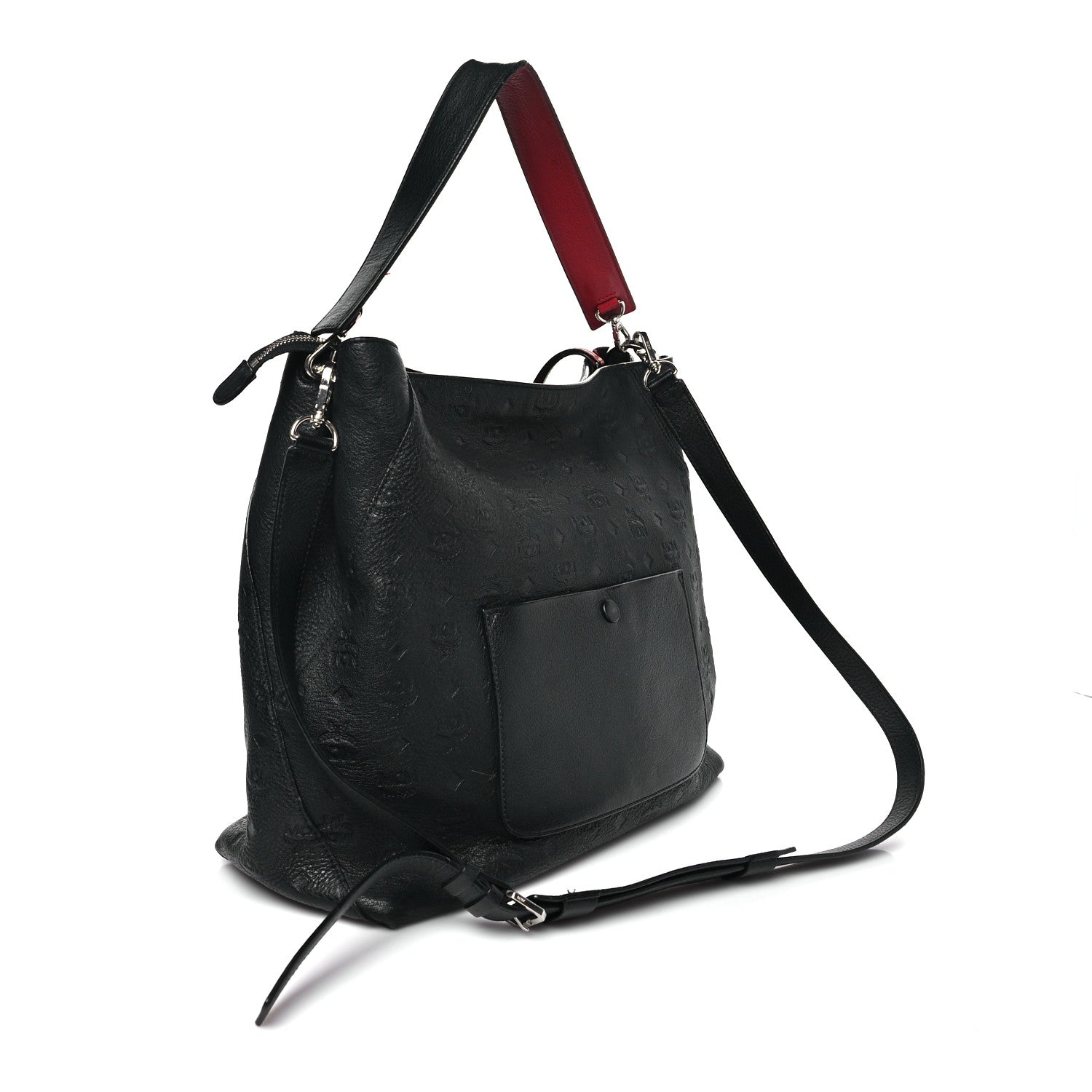 Calfskin Ottomar Large Klara Hobo Black