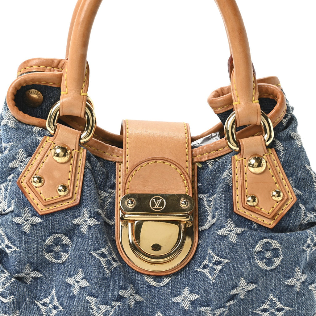 Monogram Denim Pleaty Blue