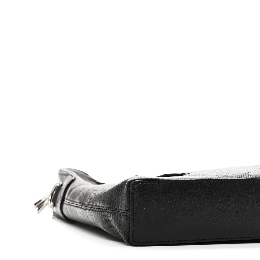 Damier Infini Porte-Documents Jour Onyx