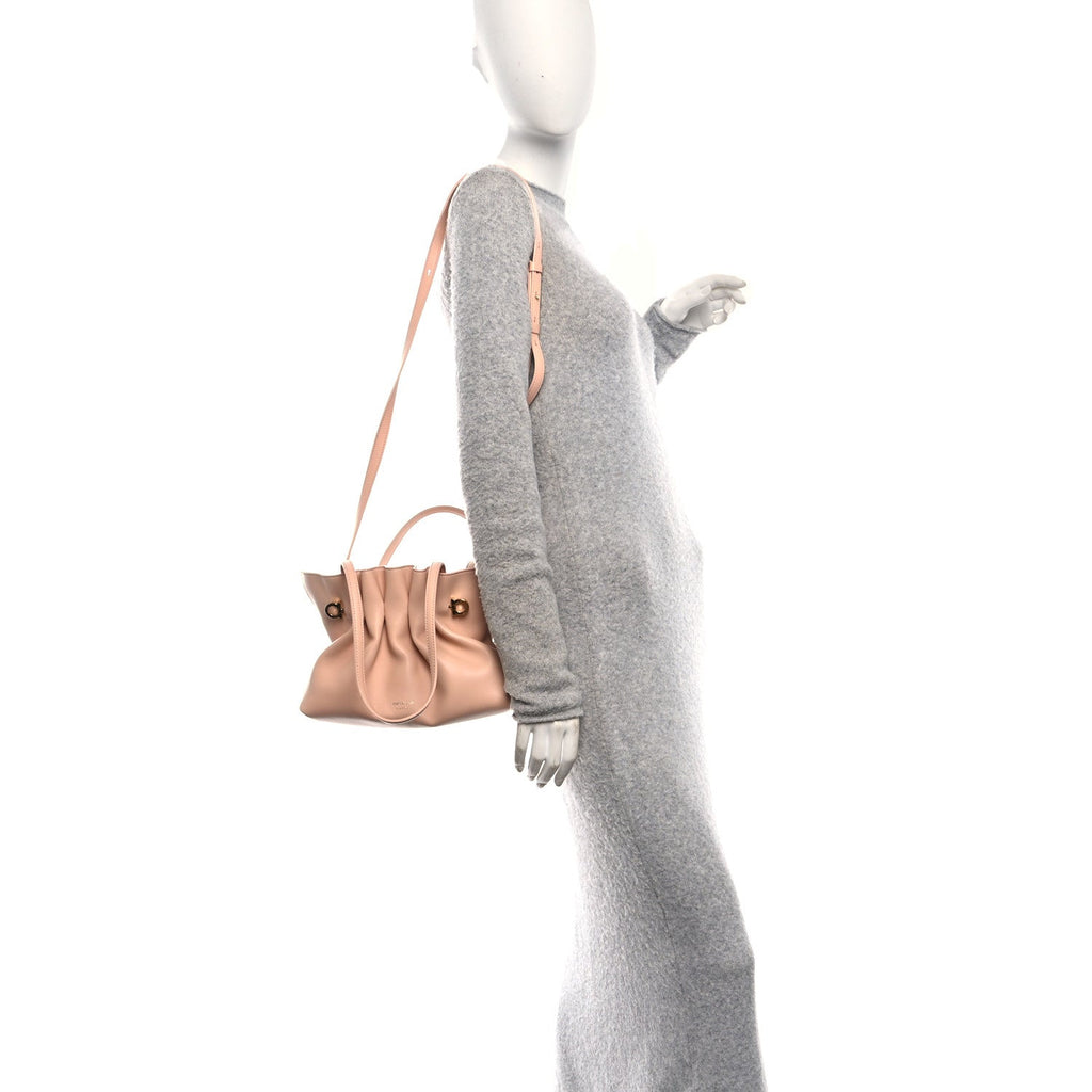 Lambskin Small Dumpling Soft Bag Pink