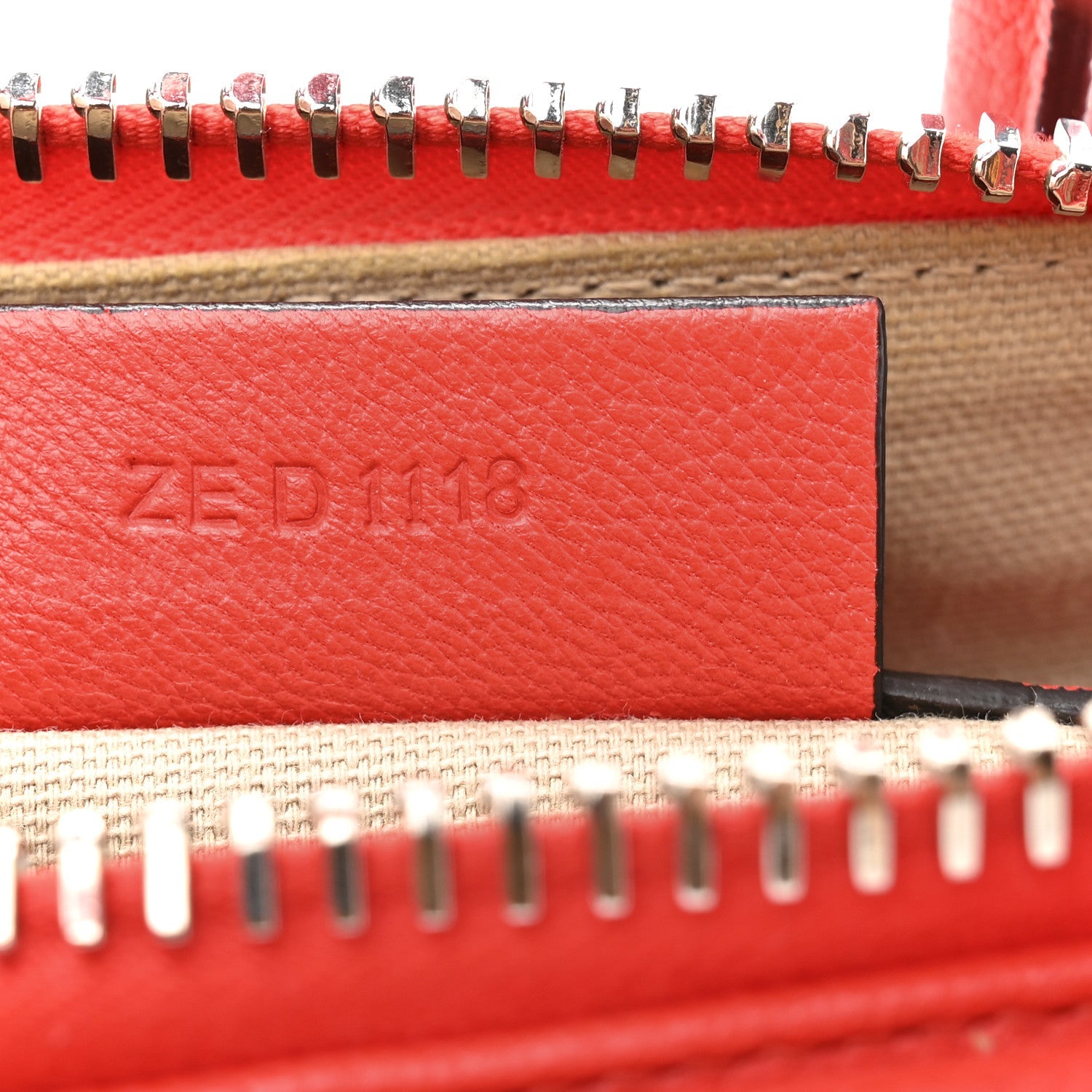 Sugar Goatskin Mini Antigona Pop Red