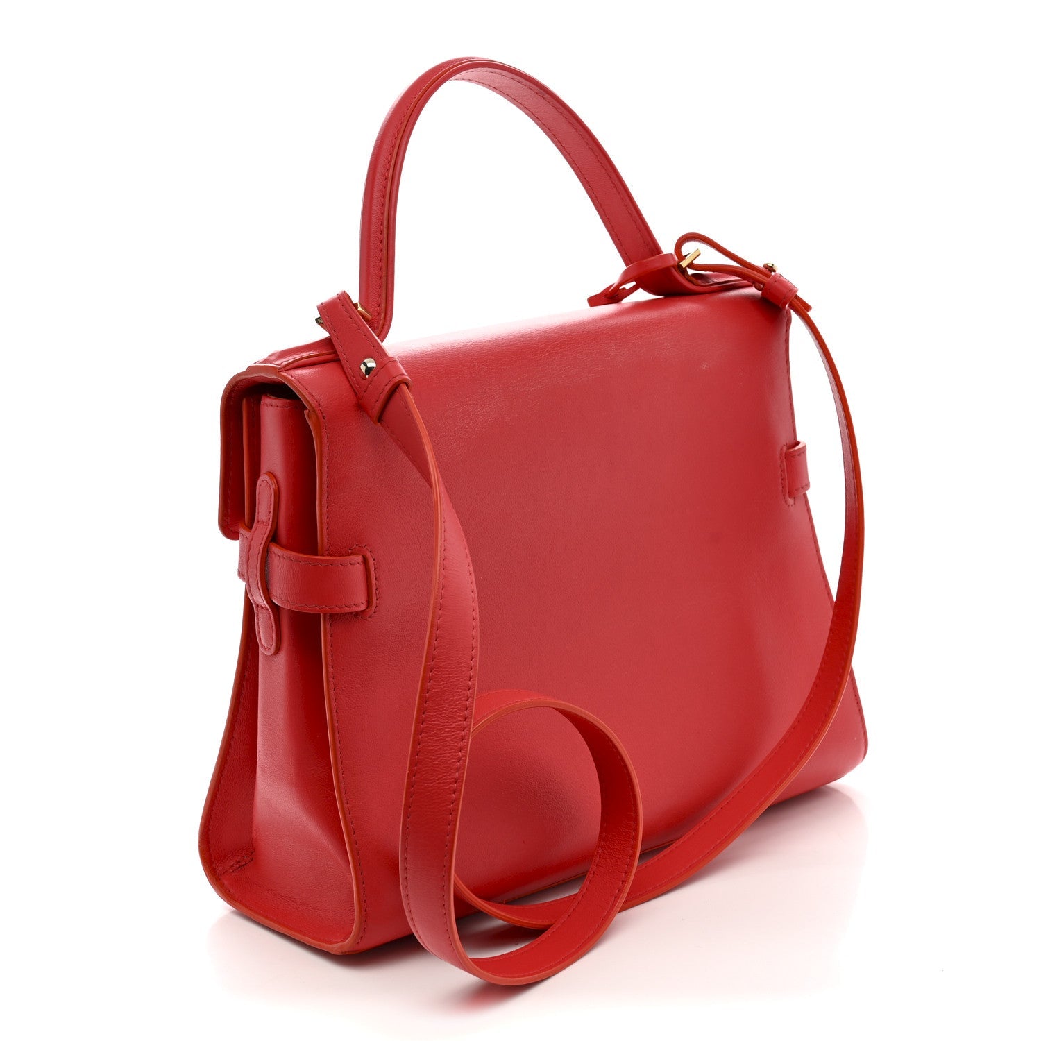 Calfskin MM Tempete Satchel Coral