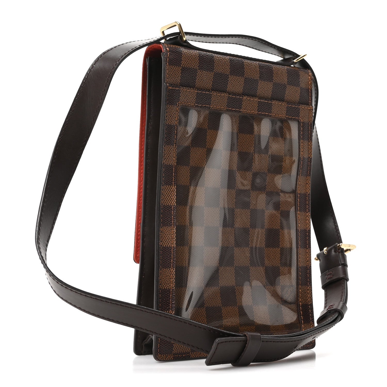Damier Ebene Portobello Travel Shoulder Bag