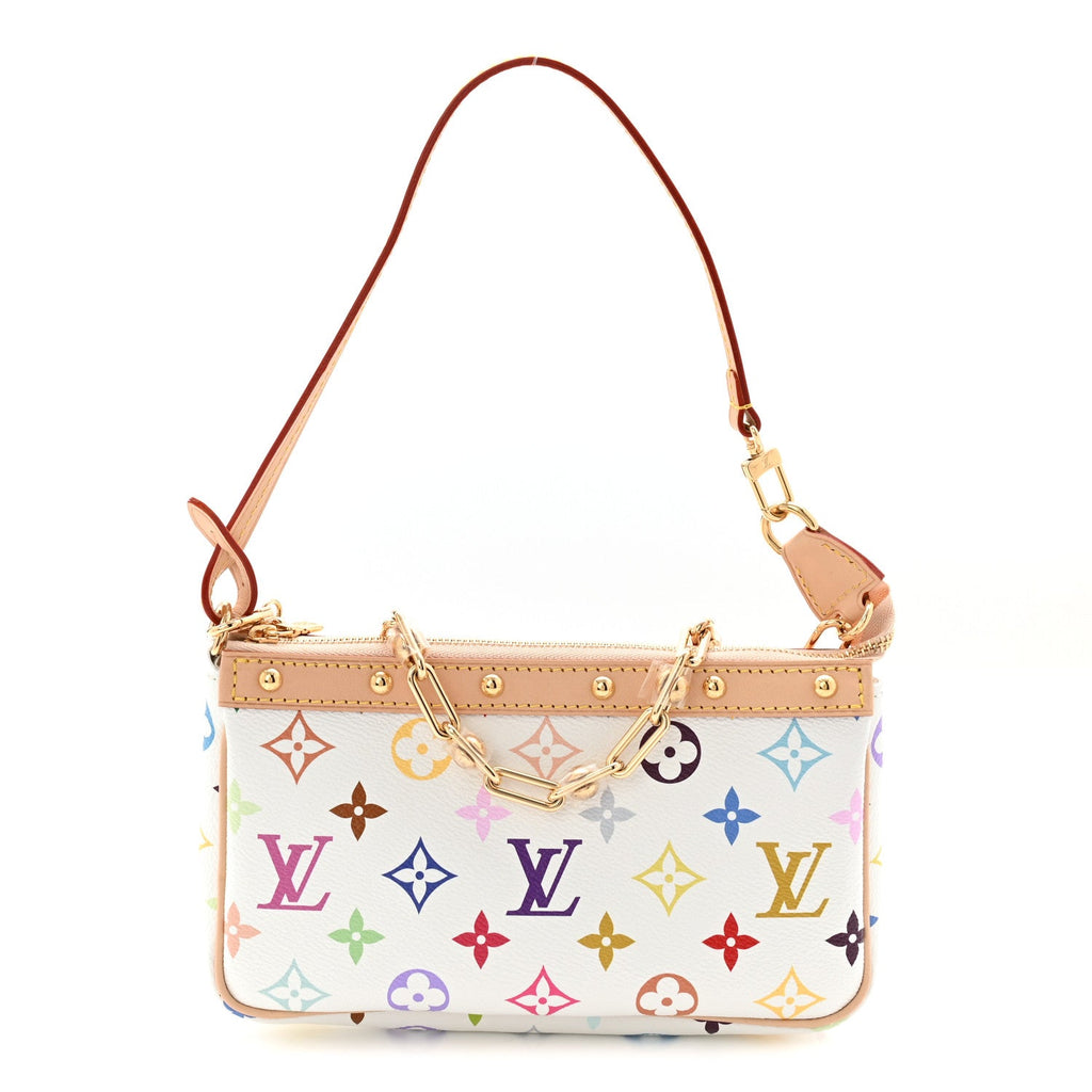 LV X TM Monogram Multicolor Pochette Accessories White