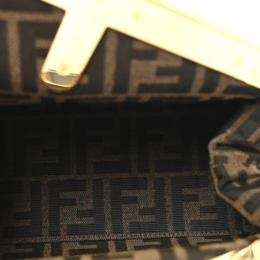 Shiny Nappa Small Fendi First Caramello