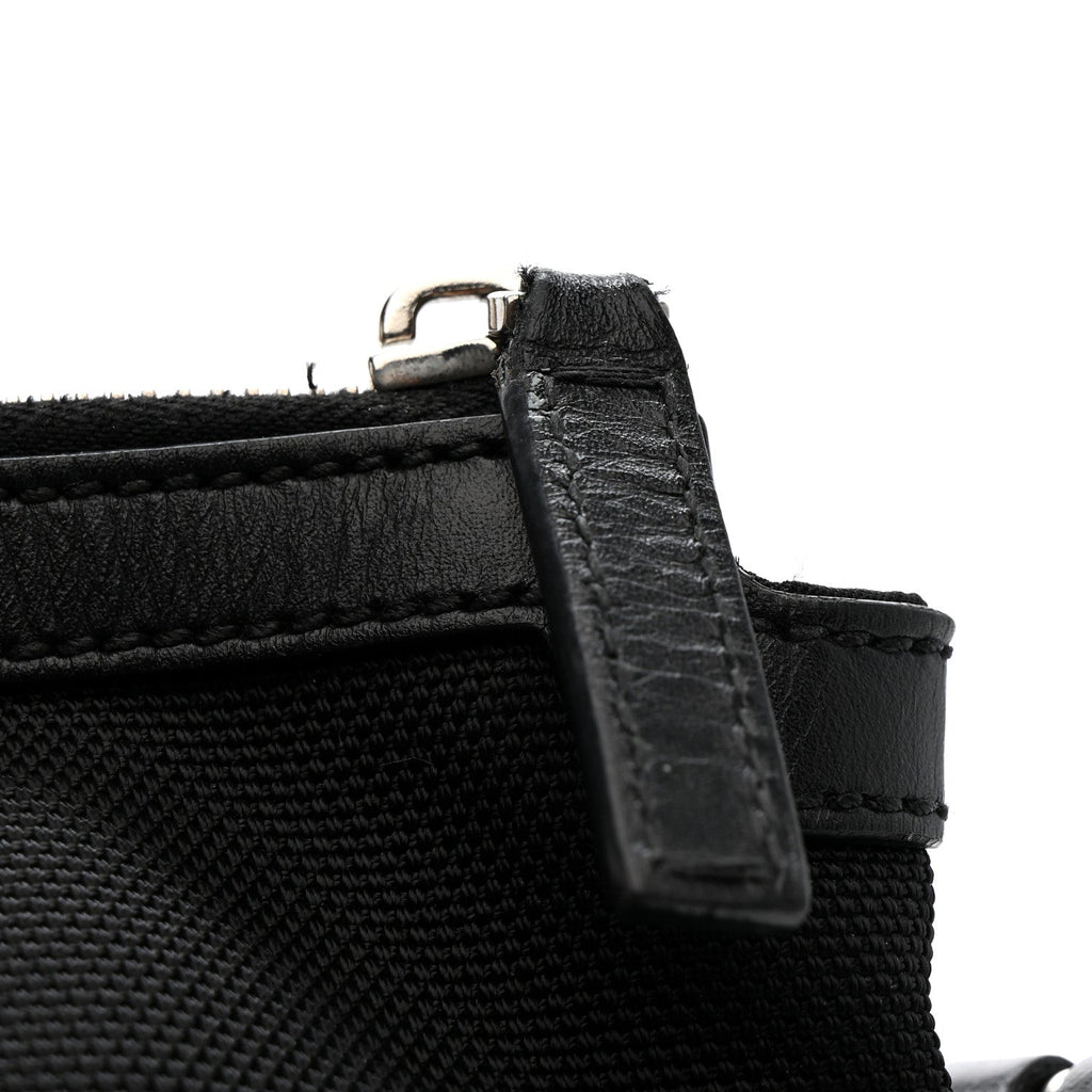 Techno Canvas Web Messenger Bag Black