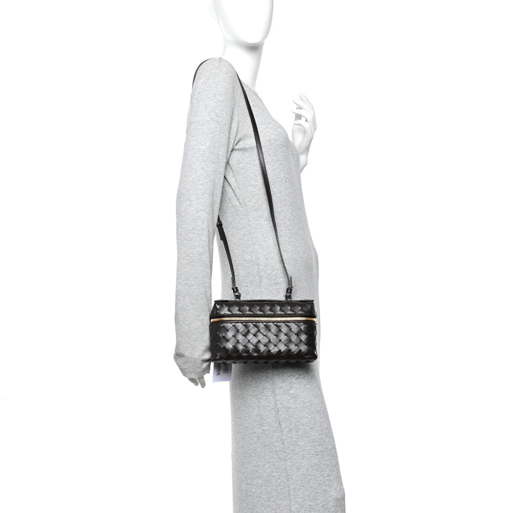 Calfskin Intrecciato Bang Bang Vanity Case Fondant