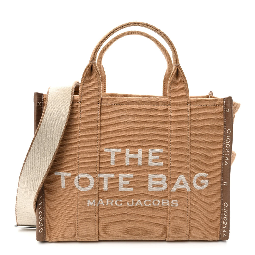 Jacquard Medium The Traveler Tote Bag Camel