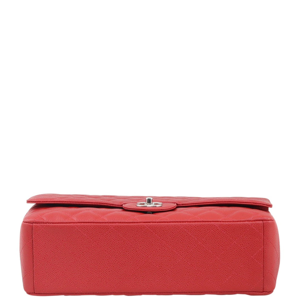 Chanel Classic Single Flap Maxi (red) | Red