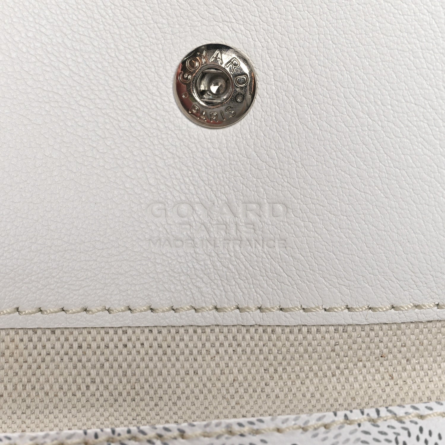 Goyardine Saint Louis PM White