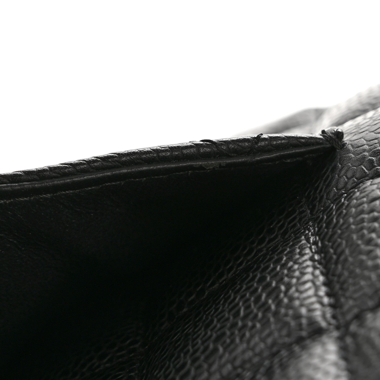 Caviar Quilted Jumbo Single Flap Black