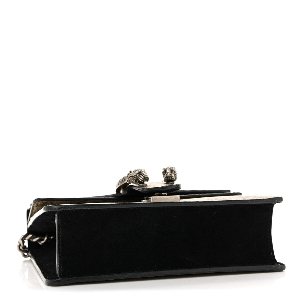 GG Supreme Monogram Mini Dionysus Shoulder Bag Black