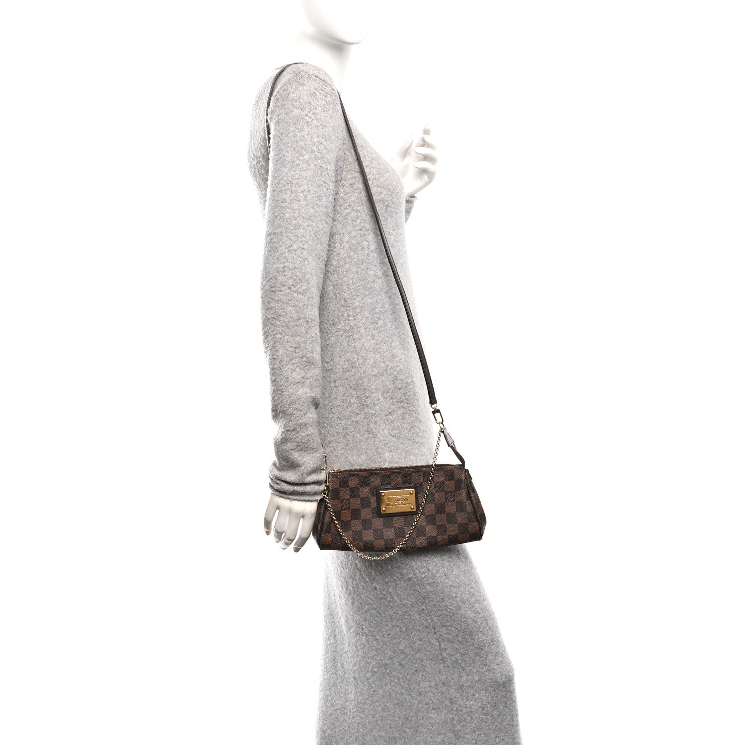 Damier Ebene Eva Clutch