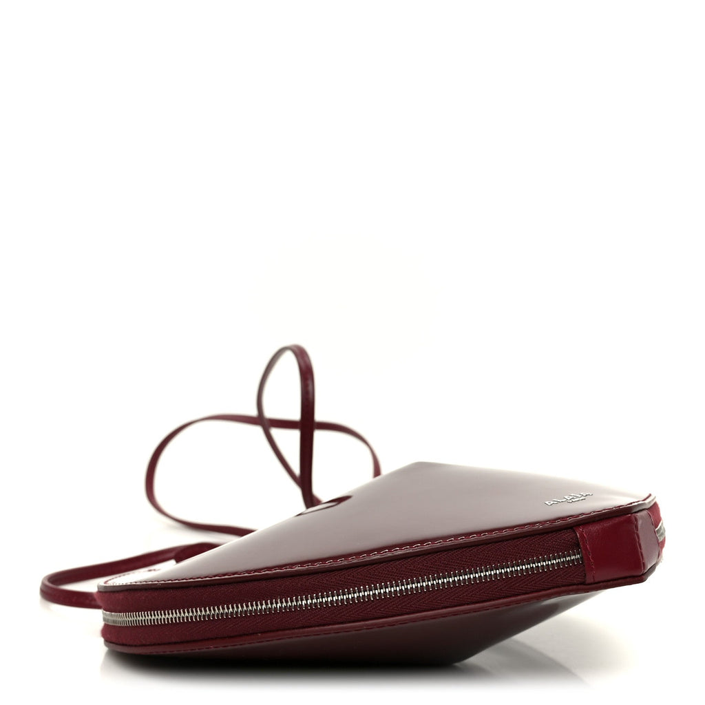 Patent Calfskin Le Coeur Bag Garnet Red