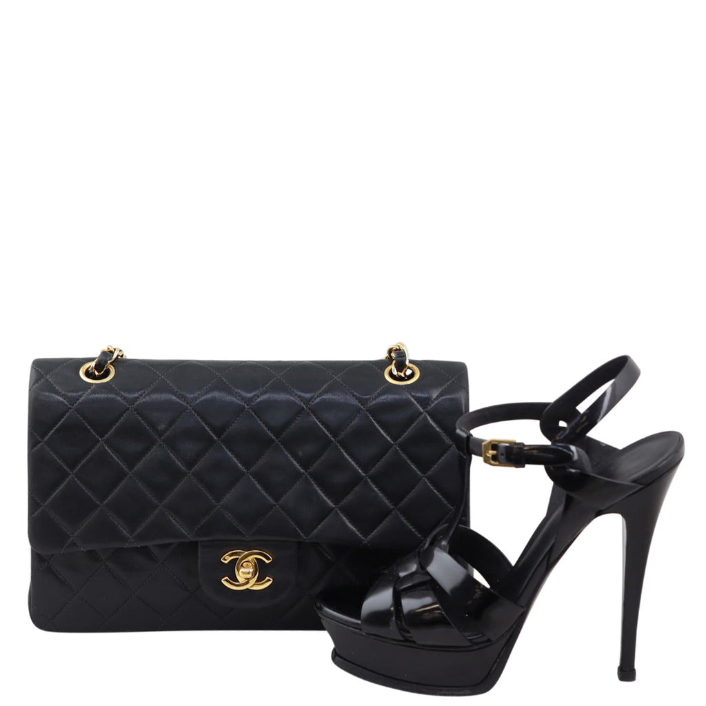 Chanel Classic Double Flap Medium | Black Quilted Lambskin