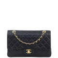 Chanel Classic Double Flap Medium | Black Quilted Lambskin