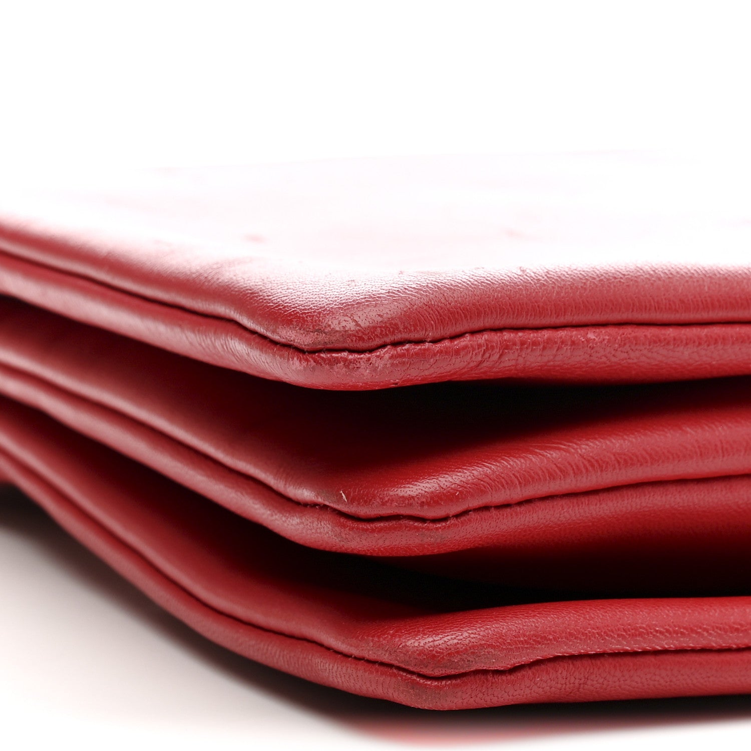 Lambskin Large Trio Crossbody Bag Red