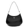 Spazzolato Cleo Shoulder Bag Black