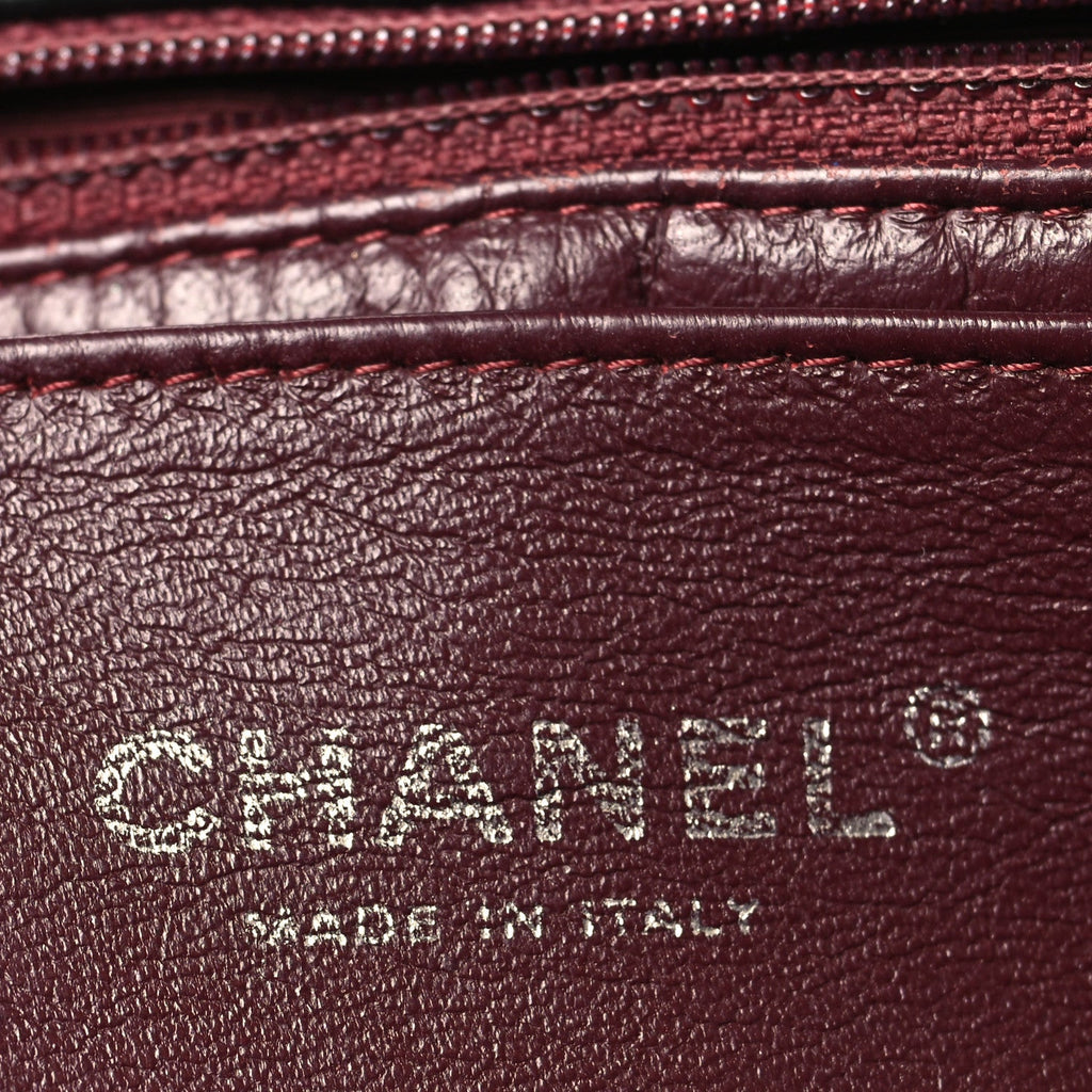 Lambskin Quilted Jumbo Single Flap Black