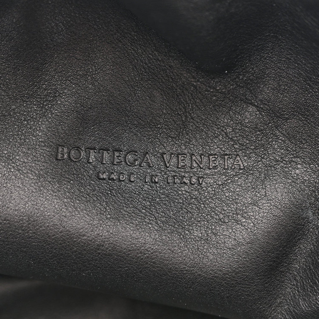 Smooth Butter Calf The Pouch Oversized Clutch Black